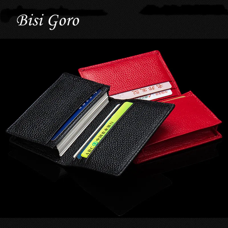 Модные деловые держатели для карт высококачественный бумажник из натуральной