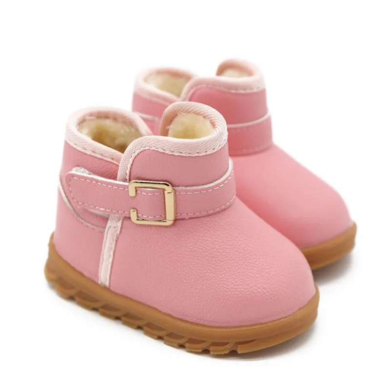 2021 детские зимние ботинки для мальчиков и девочек теплые с плюшевой подкладкой |