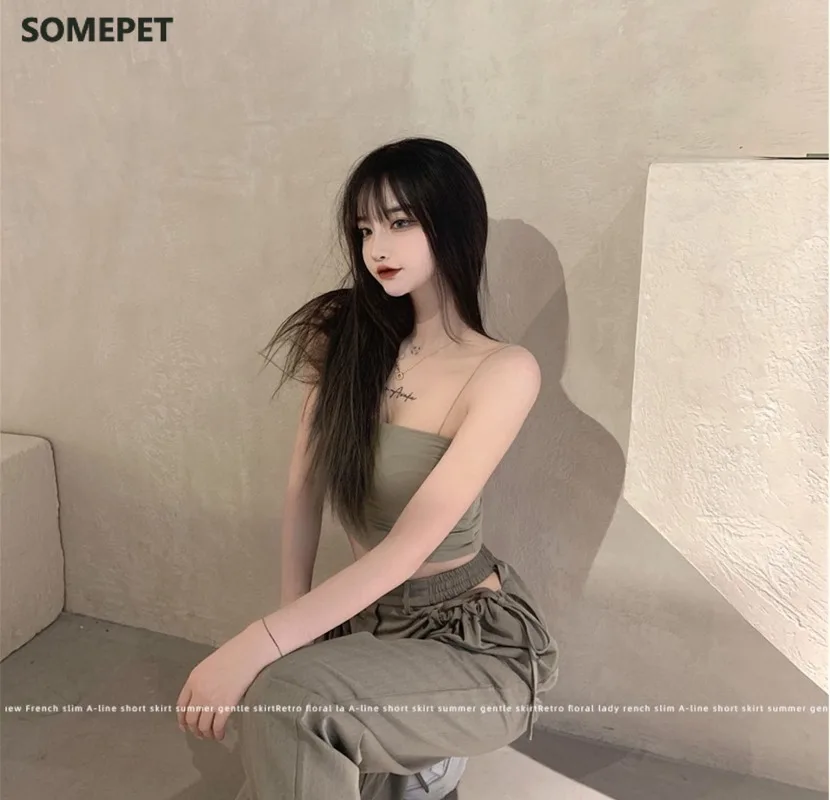 

Streetwear Women's Cargo Harem Pants Hip Hop High Waist Casual Female Track Pants Joggers Trousers Fashion Harajuku Women Pants