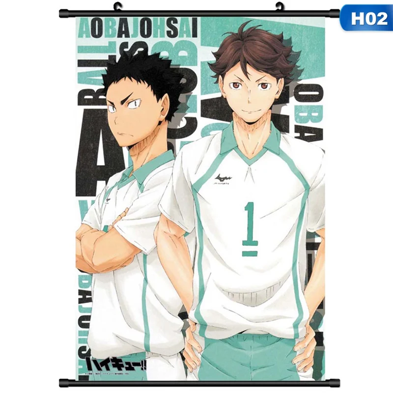 Аниме Haikyuu! Постер с волейбольной тематикой для подростков Настенная картина