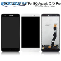 for bq aquaris x x pro lcd display touch screen digitizer assembly for bq x pro lcd panel tactil con marco