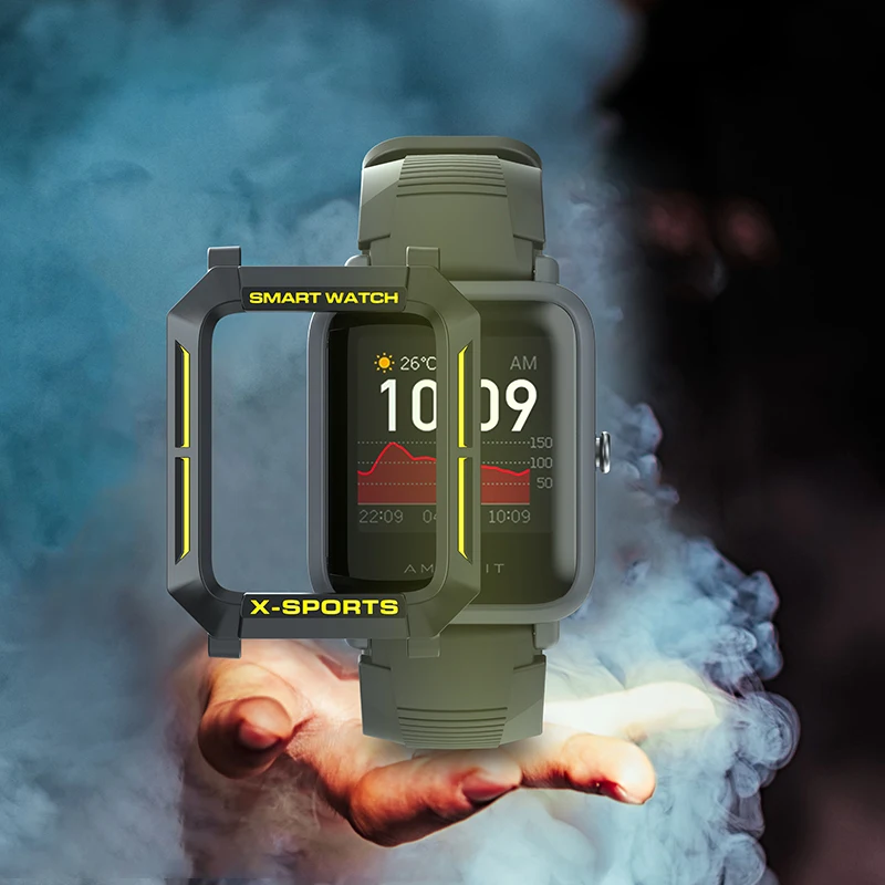 Для Amazfit Bip чехол смарт часы протектор для Xiaomi жесткий защитный Huami Lite S U бампер PC TPU