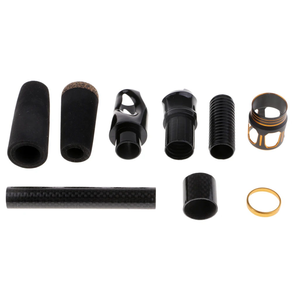 Черная эва литая спиннинговая ручка для рыболовной удочки с спиннинговым