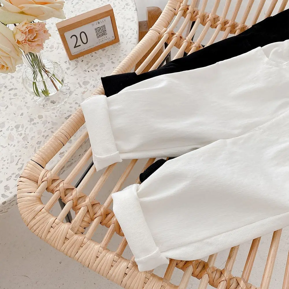 

MILANCEL 2021 Spring New Girls Clothes Korean Casual Loose Solid Fashion Pencil Pants