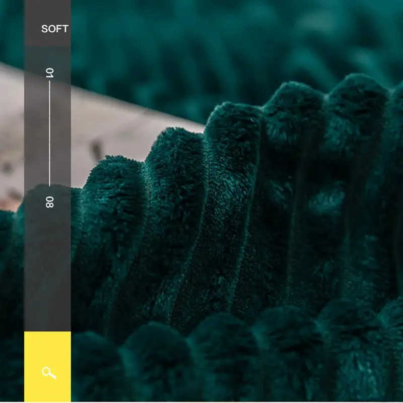 Одеяло s для кровати однотонное желтое зеленое мягкое теплое Фланелевое