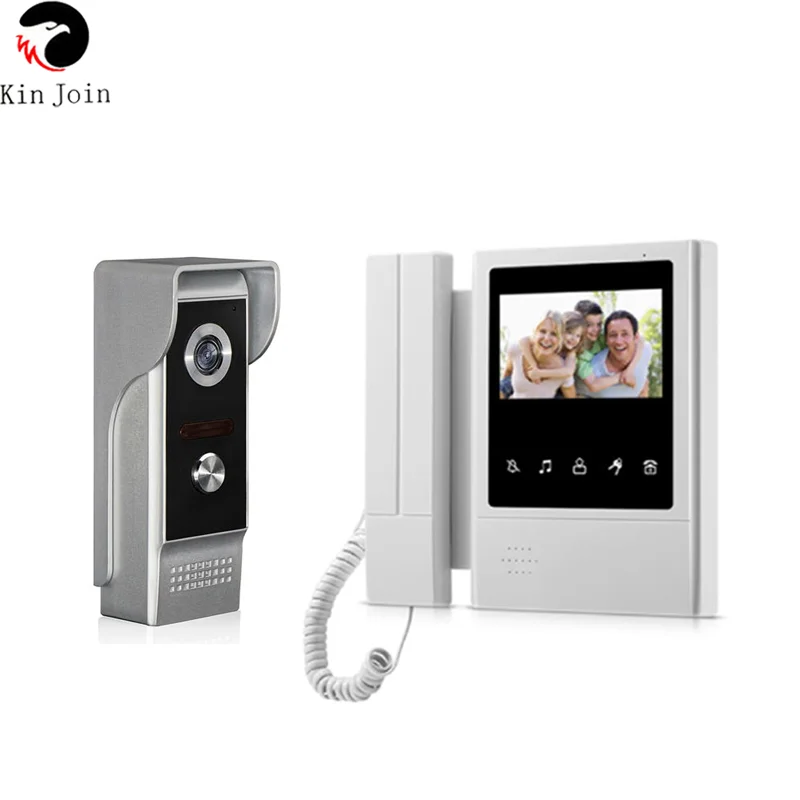 4.3inch Video Door Phone Handset/handfree Intercom 2 Way Intercom System For Hot Selling