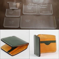 fold wallet making mould diy leather craftwork template sewing acrylic stencil semi finished purse mold handmade supplies