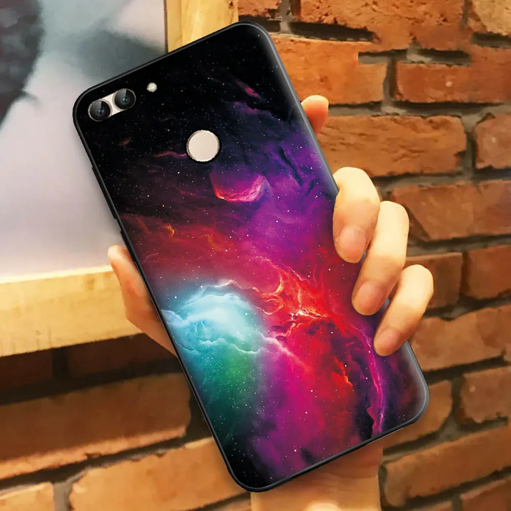 for huawei p smart 2018 case silicone soft tpu case for huawei p smart covers on psmart 2018 fig lx1 phone case 5 65 back cover free global shipping