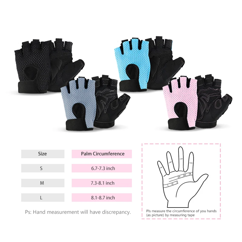 

Gym Gloves Equipment Accessories Workout Sport Body Building Weights for Fitness Weightlifting Weight Men Women Horizontal Bar