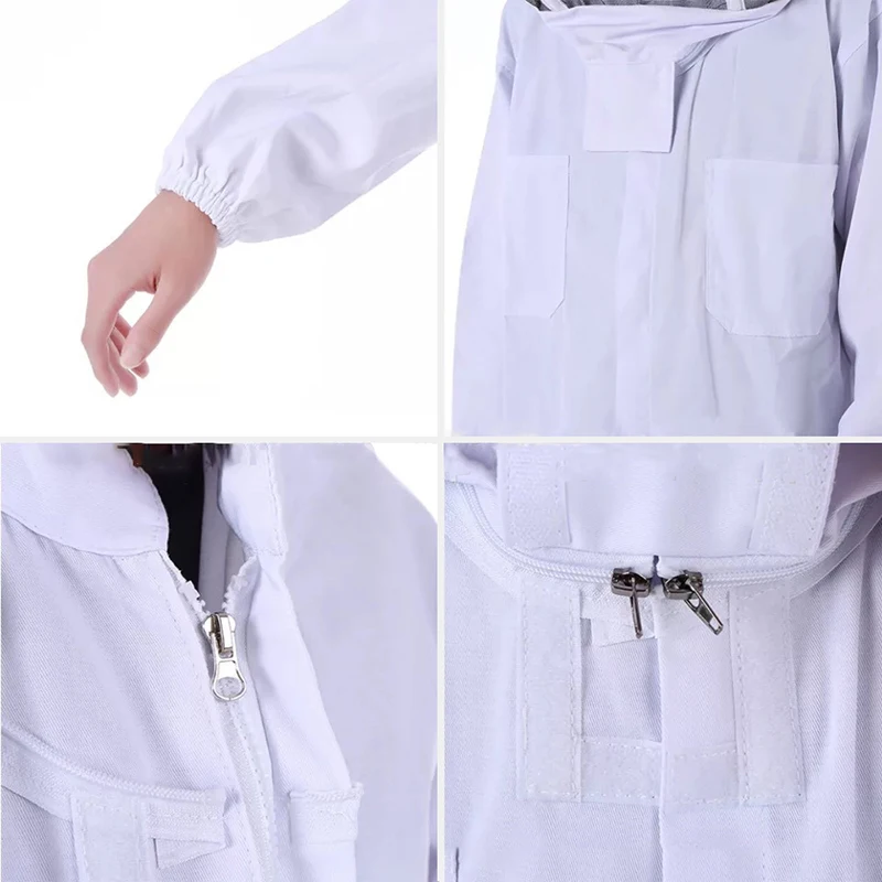 

Full Body Beekeeping Clothing Professional Beekeepers Protection Safty Veil Hat