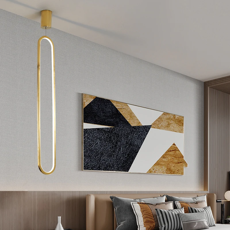 

Modern led pendant lights for dining Living room lighting fixtures Aluminum LED pendant lamp for bedside drop cord hanging light