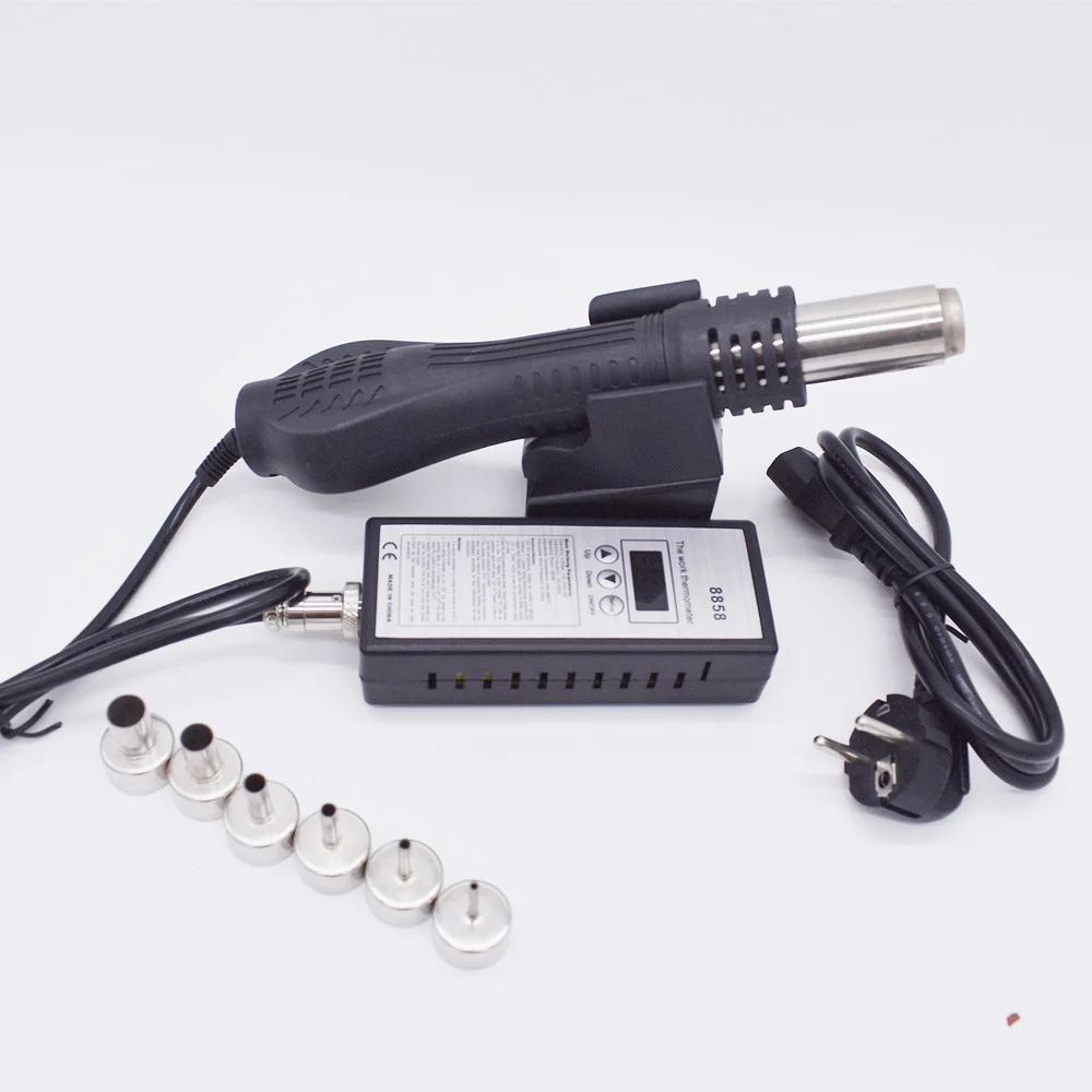 

Hair Dryer 8858 Hot Air Gun SMD Rework Solder Station Hot Air Blower Welding Repair Tools