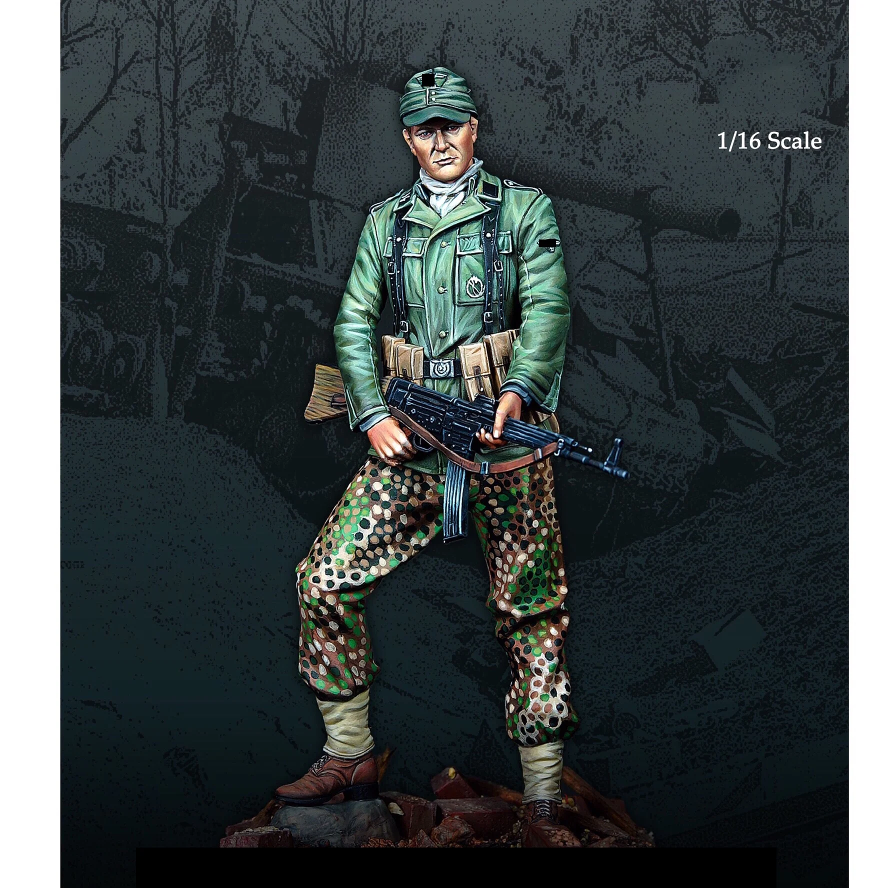 

1/16 Resin Model Figure GK，Unassembled and unpainted kit