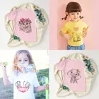 Детская одежда С Рисунком Слона и цветочным узором; Kawaii; Футболки для мальчиков; Топы для маленьких девочек; Модная футболка для девочек