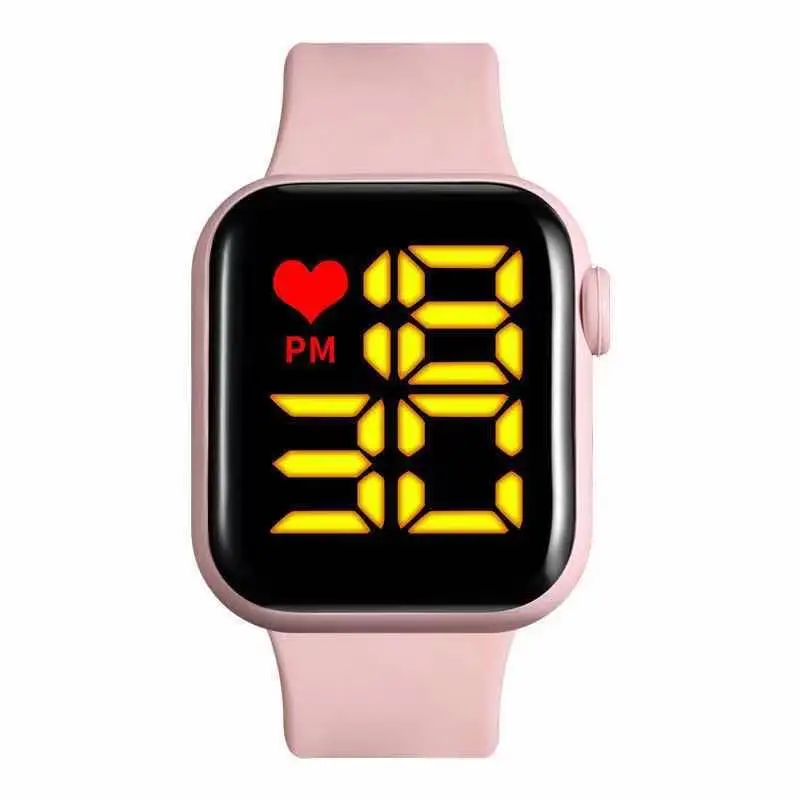 

Watch for Women LED Digital Watch Fashion Casual Simple Silicone Women's Watches Electronic Clock Montre Femme Zegarek Damski