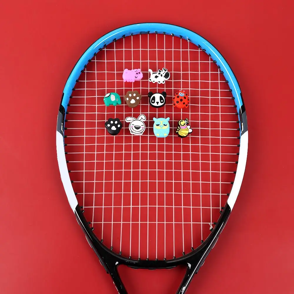 

1pcs Lovely Anti-shock Durable Cartoon Animal Tennis Accessories Tennis Racket Shock Absorber Vibration Dampeners