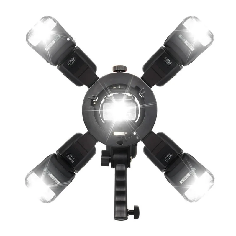 Hand Grip S-Type Bracket Mount Holder For Flash Speed Lite Soft Box S Beauty Dish Honeycomb Photography | Электроника