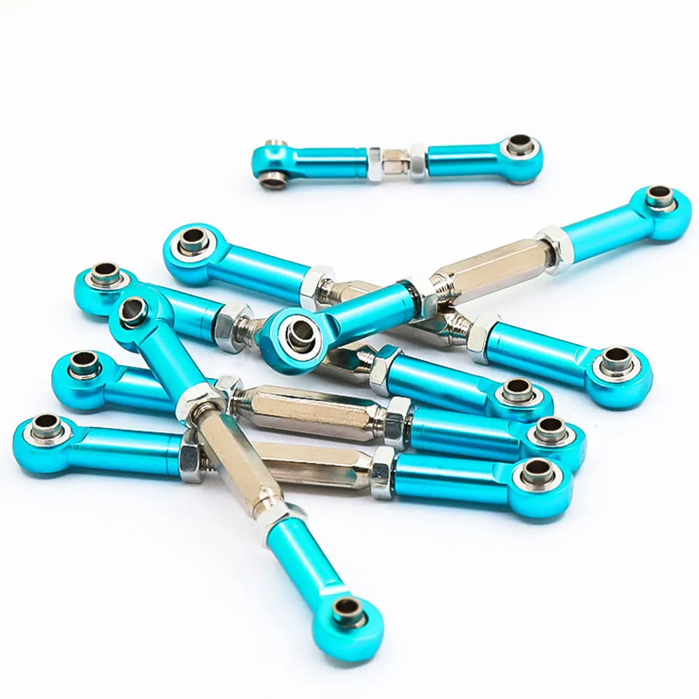

3-Color Optional 7Pcs Adjustable Metal Turnbuckles/Camber Link with Rod Ends Sets for Traxxas Slash 4X4 / 2WD 1/10 Upgrade Parts