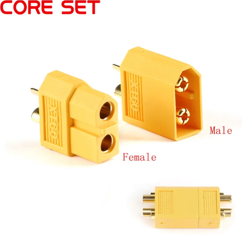2 шт. 30A XT60 Мужской Женский Пуля Разъемы разъем 500 В для RC Lipo батареи высокого