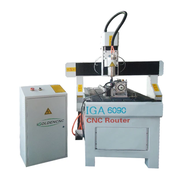 Серебристый Китай древесины cnc маршрутизатор 6090 4 оси ЧПУ 3d древесины резки мини ЧПУ машина - Цвет: Серебристый