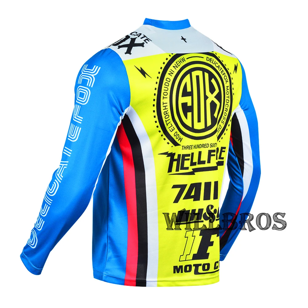 

Motocross Racing 360 Rohr Jersey Delicate Fox Long Sleeve Mountain Bicycle Offroad Motorcycle T Shirt