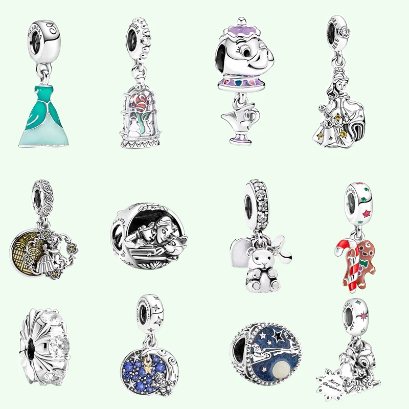 

Pandora Charm Charm Bead Bracelet Small Charm Original Design 925 Sterling Silver Baby Elephant Little Cute Jewelry DIY Jewelry