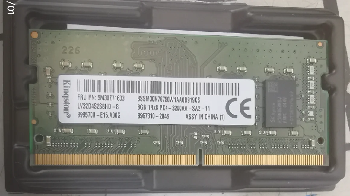 Kingston DDR4 RAMS 8 Гб 3200 МГц память для ноутбука 1RX8 PC4-3200AA-SA2-11 памяти | Компьютеры и офис