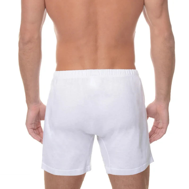 Трусы мужские однотонные хлопок 100% на одной пуговице свободные повседневные