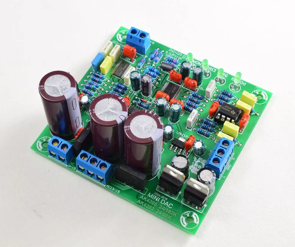 CS8416 + AK4396 NE5532P DAC декодер плата в комплекте поддерживает 24 бит/192 кГц Новинка|diy dac