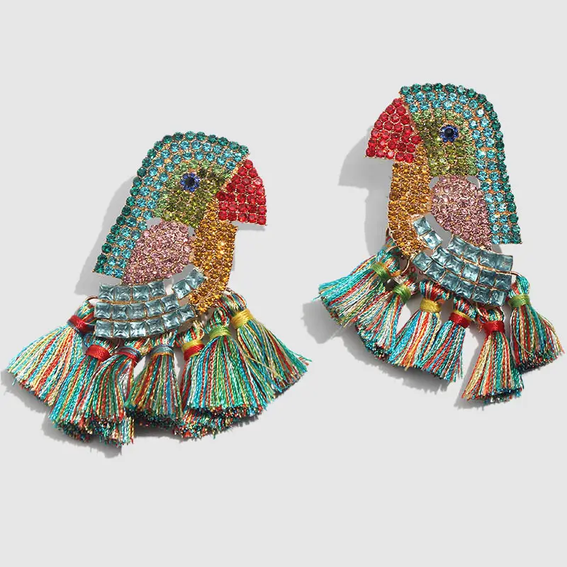 Просто FEEL новые серьги подвески с кристаллами из камня необычные Стразы