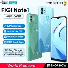 FIGI teléfono inteligente Note 1 SUN, pantalla de 6,6 pulgadas, 4G, Android 9,0, Helio P25, ocho núcleos, 4GB de RAM, 64GB de rom, cámara Dual de 13MP, batería de 4000mAh (3)