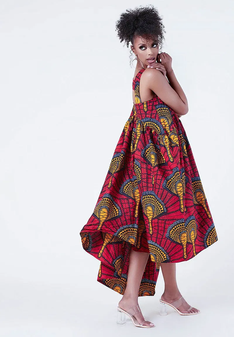 Летние африканские платья для женщин 2021 Новая мода платье с принтом Анкары