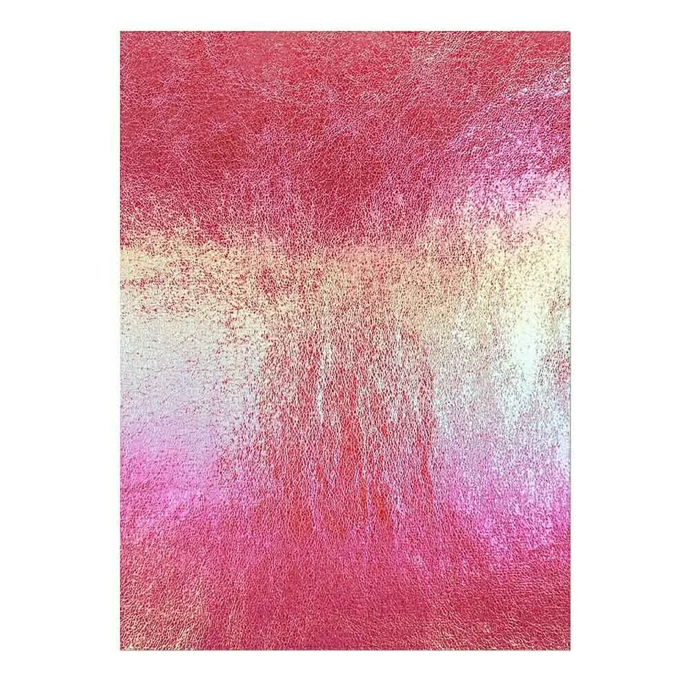 IBOWS 22*30 см Радужная трещина металлическая ткань искусственная синтетическая кожа