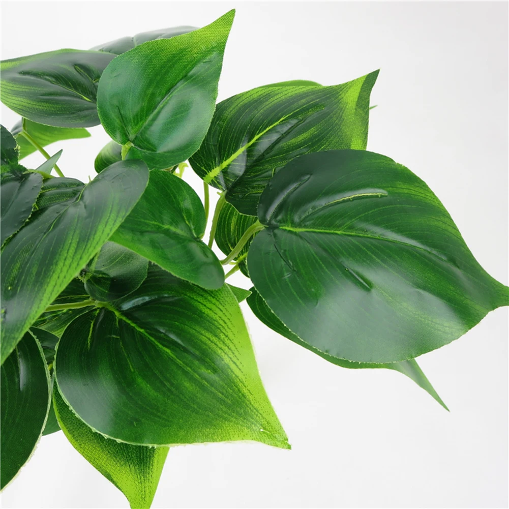 Листва растение для украшения стен искусственные с листьями пластиковые