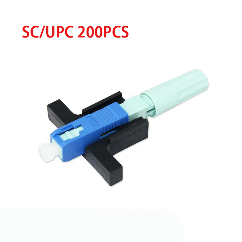 

FTTH SC UPC Optical fibe quick connector SC FTTH Fiber Optic Fast Connector Embedded High Quality SC APC