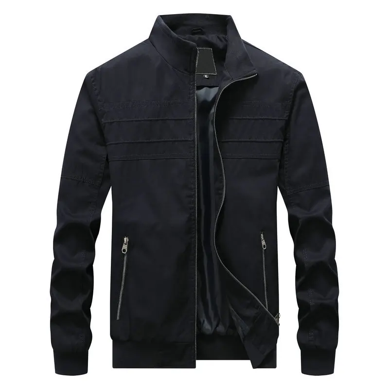 

2020 Khaki Jacket Men Spring Autumn Cotton Windbreaker Pilot Army Coat Men's Bomber Jackets Cargo Flight Jacket Male Clothes 4XL