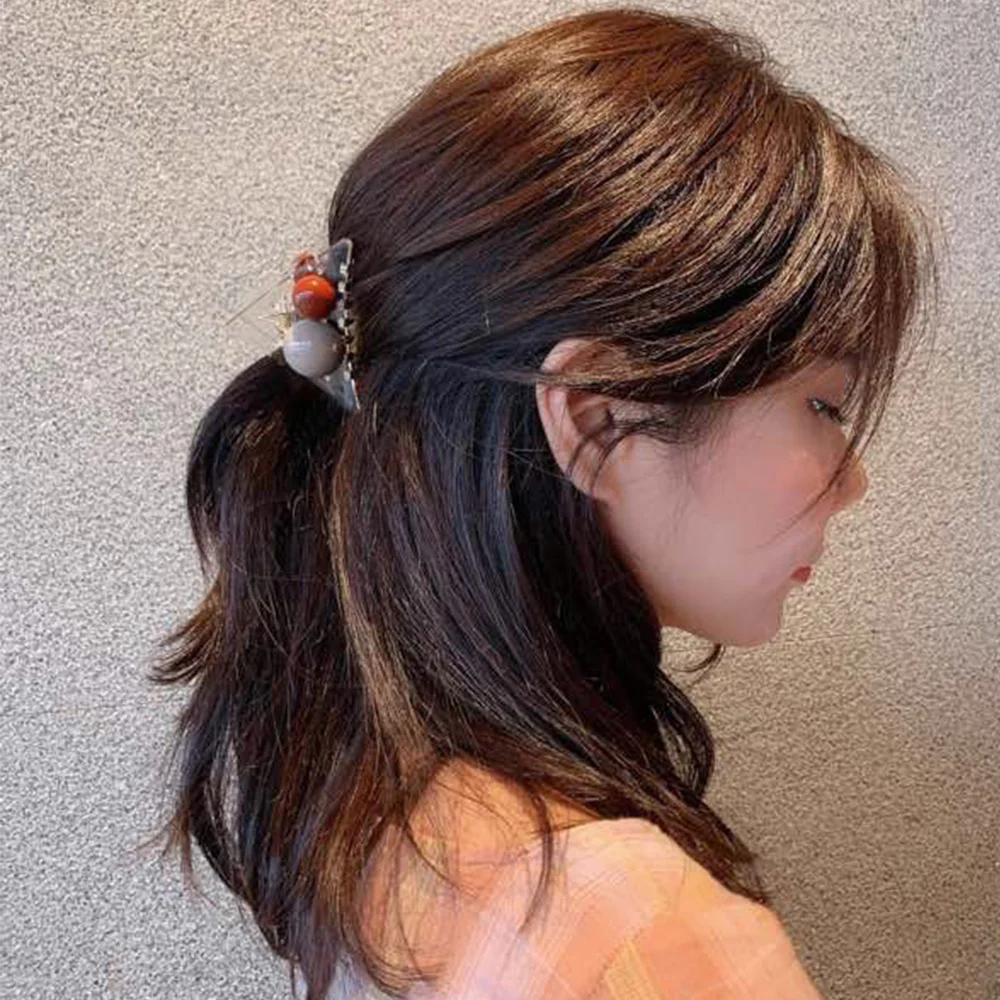 Модные хрустальные заколки для волос женщин головные уборы девочек стразы