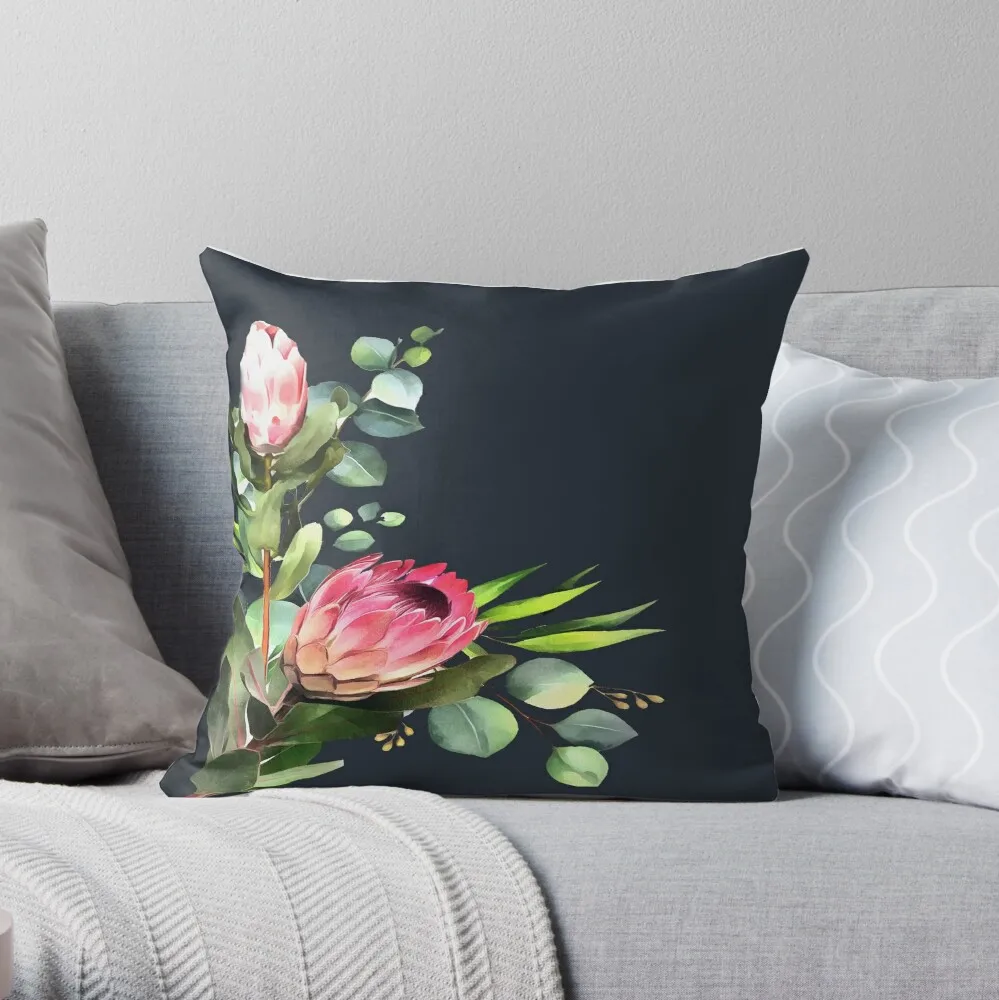 

bush blue Throw Pillow Cushion Cover Polyester throw pillows case on sofa home living room car seat decor 45x45cm