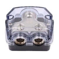 2 way power distribution block 1 in 2 out car audio stereo amp distribution connecting block for audio splitter