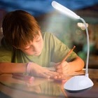 Портативный светодиодный настольный мини-светильник, складной светильник для чтения, учебы, спальни, офиса, яркий светильник с защитой глаз