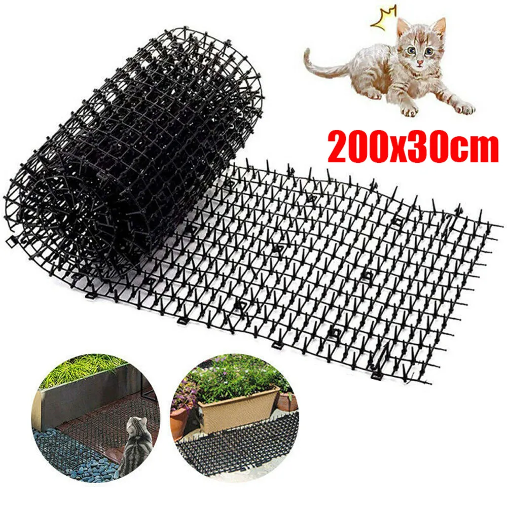 

Gardening Cat Scat Mat Repellent Mat Anti-Cat With Prickle Strips Spikes Straps Keep Cat Dog Away Digging Pest Control Supply