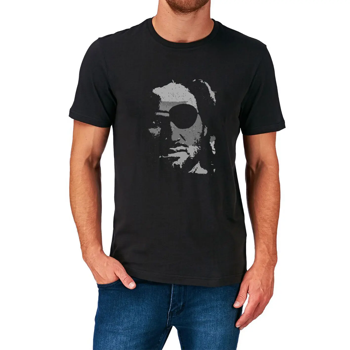 

SNAKE PLISSKEN T SHIRT FILM MOVIE KURT RUSSELL Sleeve Tee Shirt Homme T shirts