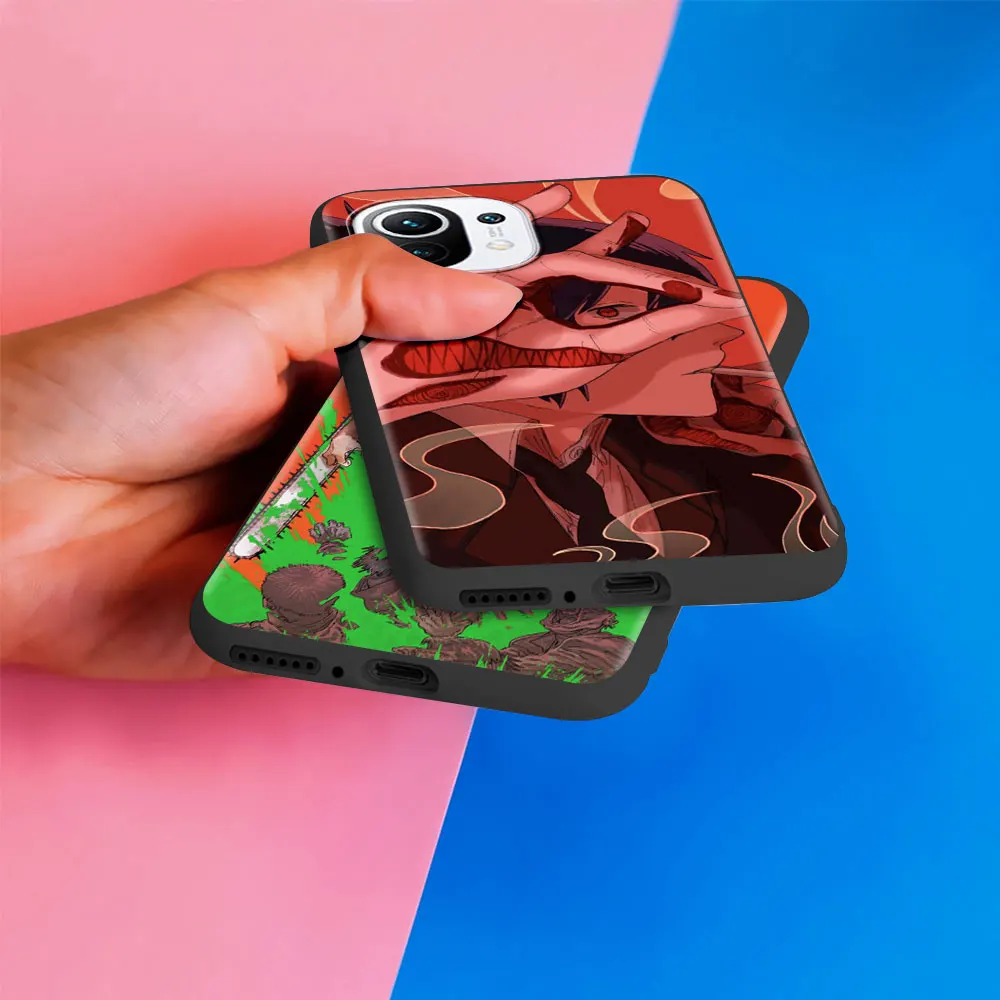 

Chainsaw Man Anime Case For Xiaomi Mi Poco M3 X3 NFC 9T 10T Pro 5G Phone Cover For Redmi Note 9S 9 8 8T 9C 9A Silicone Capas