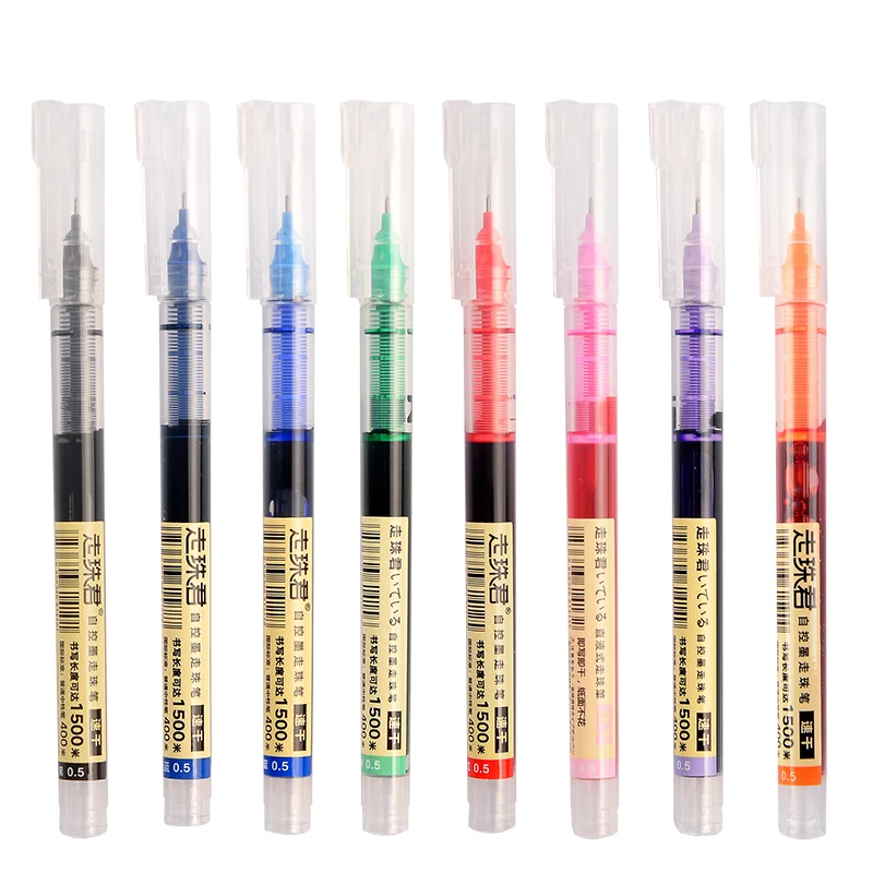 

Ручка с жидким гелем и чернилами, 0,5 мм, 8 цветов