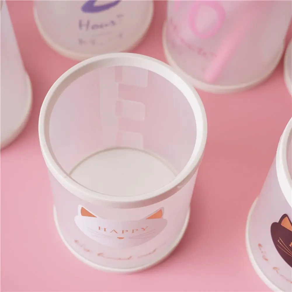 1 шт. мультяшный Кот держатель для ручки прозрачный матовый карандаш органайзер