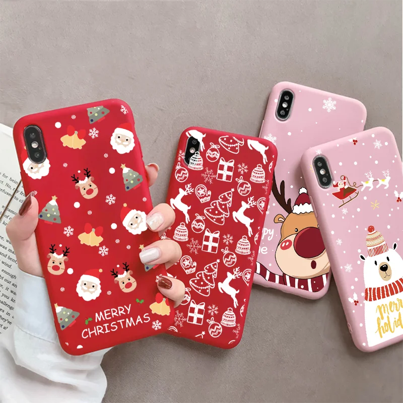 

Christmas Case For Samsung S20 FE Note 20 Ultra S10 S9 S8 Plus S10e 10 9 A50 A70 A71 A51 A41 A40 A31 A21S A21 A20e A30 A20 Cover
