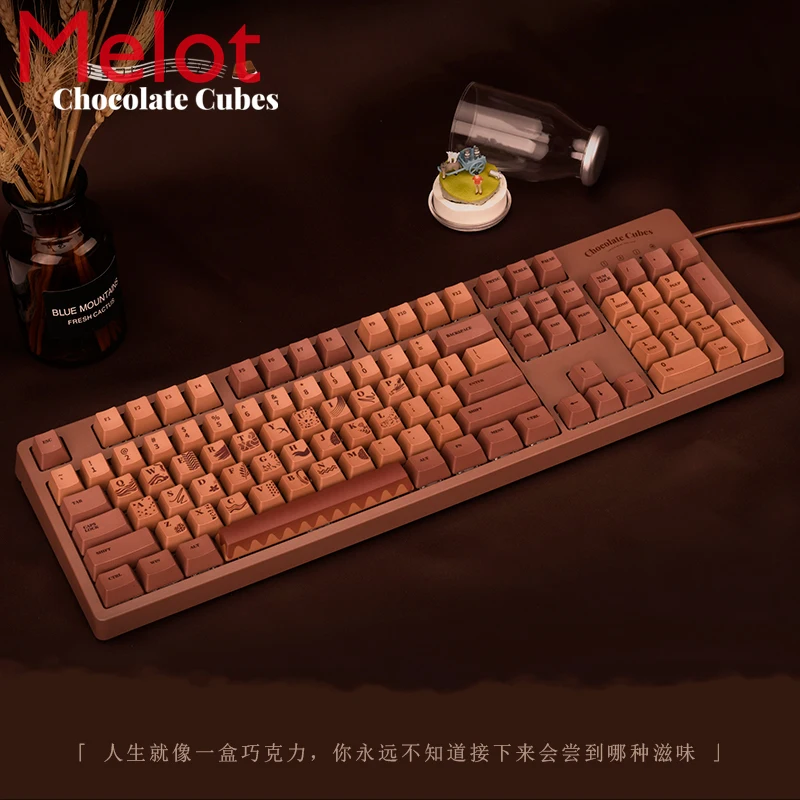Механическая клавиатура Black Joe AK533 с шоколадной раскладкой для игр электронных