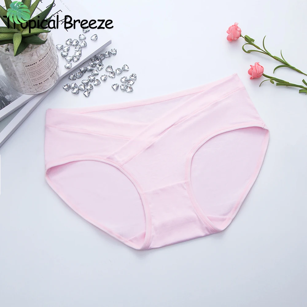 

New Pregnant Mid Waist Pure Cotton Breathable Women Girl Underwear Panties lingerie Briefs Intimates Fashion Plus Size 3pcs/lot