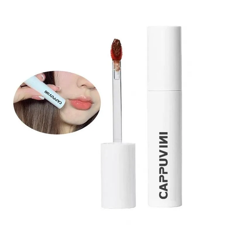 

White Tube Lip Gloss Labial Water-light Mirror Lip Glaze Not Fade Lip Tint Lasting Moistur Cosmetic Lipstick Makeup Tools