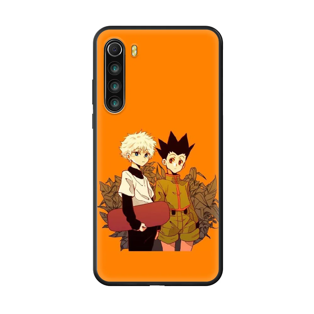 

Hunter x Hunter Phone case For Xiaomi Redmi Note 8T 8 9 7 7A 8 8A 4 5 9S Pro black shell trend coque silicone funda painting